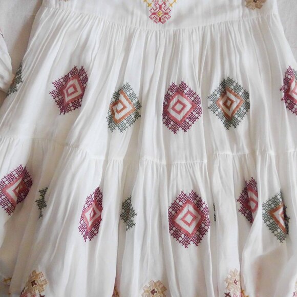 NWT Caffe’ d’Orzo Girls 12 Embroidered Folkish Dress - Picture 10 of 16